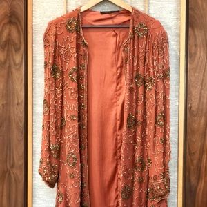 House of Harlow Embellished Coat